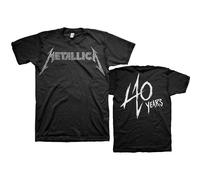 Metallica 40Th Anniversary Songs Logo autorizzato Uomo maglietta