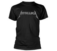 Metallica 40th Anniversary Songs Logo Uomo T-Shirt Nero XL 100% Cotone Regular