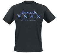 Metallica '40th Anniversary Songs Logo' (Nero) T-Shirt - NUOVO E UFFICIALE