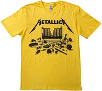 Metallica Maglietta 72 Seasons Simplified Cover Unisex Yellow L