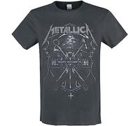 Metallica Amplified Collection - Death Magnatic Uomo T-Shirt Carbone XL 100% Cotone Regular