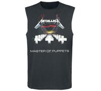 Metallica Amplified Collection - Master of Puppets Uomo Canotta Carbone L 100% Cotone Regular