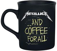 Metallica ... And Coffee For All Unisex Tazza nero opaco ceramica 0,3 l