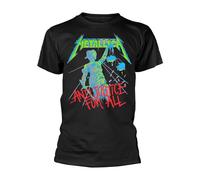 METALLICA - AND JUSTICE FOR ALL BLACK T-Shirt, Front & Back Print Medium