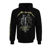 Metallica And Justice For All Felpa con Cappuccio Brani Adulto Unisex (PH1264)