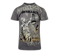 Metallica And Justice For All Maglietta Neon Adulto Unisex