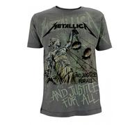 Metallica And Justice For All Neon (All Over) autorizzato Uomo maglietta