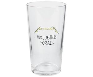 Metallica And Justice For All Non Specificato Bicchiere birra trasparente vetro