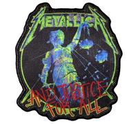 Metallica And Justice For All Standard Printed Patch Size One Size