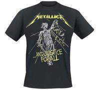 Metallica ...And Justice for all - Tracklist Uomo T-Shirt Nero S 100% Cotone Regular