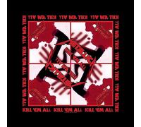 Metallica Bandana Kill Em All Band Logo Nuovo Ufficiale Nero Size One Size
