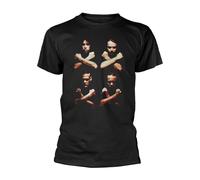 METALLICA - BIRTH DEATH CROSSED ARMS BLACK T-Shirt, Front & Back Print Small