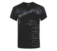 Metallica Black Album Maglietta Sbiadito Adulto Unisex (PH1272)