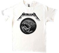 Metallica Maglietta Black Album Poster Unisex White M