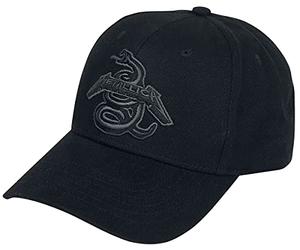 Metallica Black Album Snake - Baseball cap Unisex Cappello Nero 100% Cotone