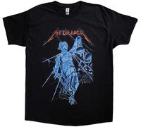 Metallica Blue Justice Black 2XL Maglietta