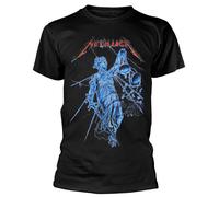 Metallica Maglietta Blue Justice Unisex Black XL