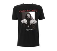 Metallica Cliff Burton Master of Puppets ufficiale Uomo maglietta unisex