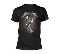 Metallica 'Cliff Burton Squindo Stack' (Nero) T-Shirt - NUOVO E UFFICIALE