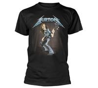 Metallica 'Cliff Burton Squindo Stack' (Nero) T-Shirt - NUOVO E UFFICIALE