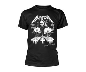 METALLICA - CLIFF EM ALL BLACK T-Shirt, Front & Back Print Large