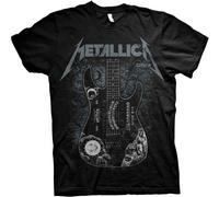 Metallica Maglietta Hammett Ouija Guitar Unisex Black 2XL