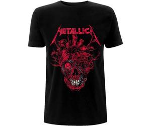 Metallica Heart Skull Black S Maglietta