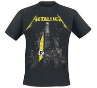 Metallica Hetfield Vulture Unisex T-Shirt Nero 100% Cotone Regular