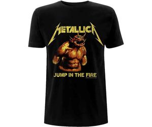 Metallica Jump In The Fire Vintage Black XL Maglietta