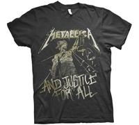 Metallica Justice Vintage ufficiale Uomo maglietta unisex