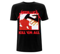Metallica Kill 'Em All Tracklisting Whiplash ufficiale Uomo maglietta unisex