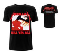 Metallica Maglietta Unisex Kill 'Em All Tracks Black M