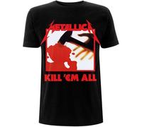 Metallica 'Kill 'Em All Tracks' (Nero) T-Shirt - NUOVO E UFFICIALE