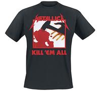 Metallica Kill 'Em All Tracks autorizzato Uomo maglietta