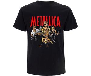 Metallica Load Chavez Cartoon Uni Black XL Maglietta