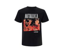 Metallica Load Tracklist Uomo T-Shirt Nero XL 100% Cotone Regular