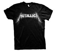 Metallica Logo With Rear Print James Hetfield ufficiale Uomo maglietta unisex