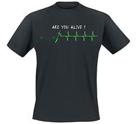 Metallica M Pulse Uomo T-Shirt Nero 100% Cotone Regular