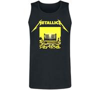 Metallica M72 Squared Cover Uomo Canotta Nero XL 100% Cotone Regular
