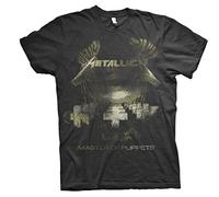Metallica Maglietta Master of Puppets Distressed Unisex Black XL