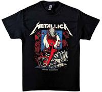 Metallica Maglietta Enter Sandman Poster Unisex Black 2XL