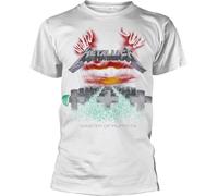 Metallica Maglietta Master Of Puppets White M