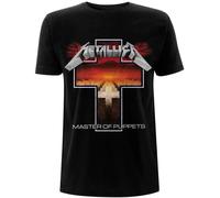 Metallica Master of Puppets Cross_Men_bl_TS:2XL T-Shirt, Nero (Black Black), XX-Large Uomo