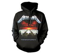 Metallica Master Of Puppets Felpa con Cappuccio Brani Adulto Unisex