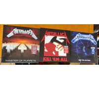 METALLICA Master of Puppets ,kill em all,ride thee lightening