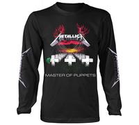 Metallica: Master Of Puppets Tracks (Black) (Maglia Manica Lunga Unisex Tg. M)