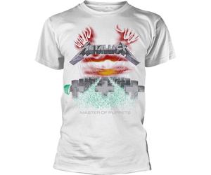 Metallica Master Of Puppets White 2XL Maglietta