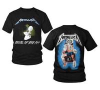 Metallica Metal Up Your Ass Pesante Musica Rock Fascia Chitarra Camicia da Uomo