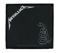 Metallica Nero Serpente Toppa Album Cover Metallo Tessuto Ferro Su