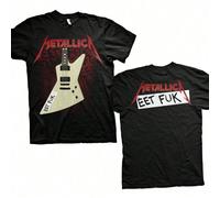 Metallica | Official Band T-Shirt | Eet Fuk (Back Print) - 24-Hour Fast Shipping! This Official Metallica "Eet Fuk" Band T-Shirt is a tribute to the relentless power and iconic presence that defines M